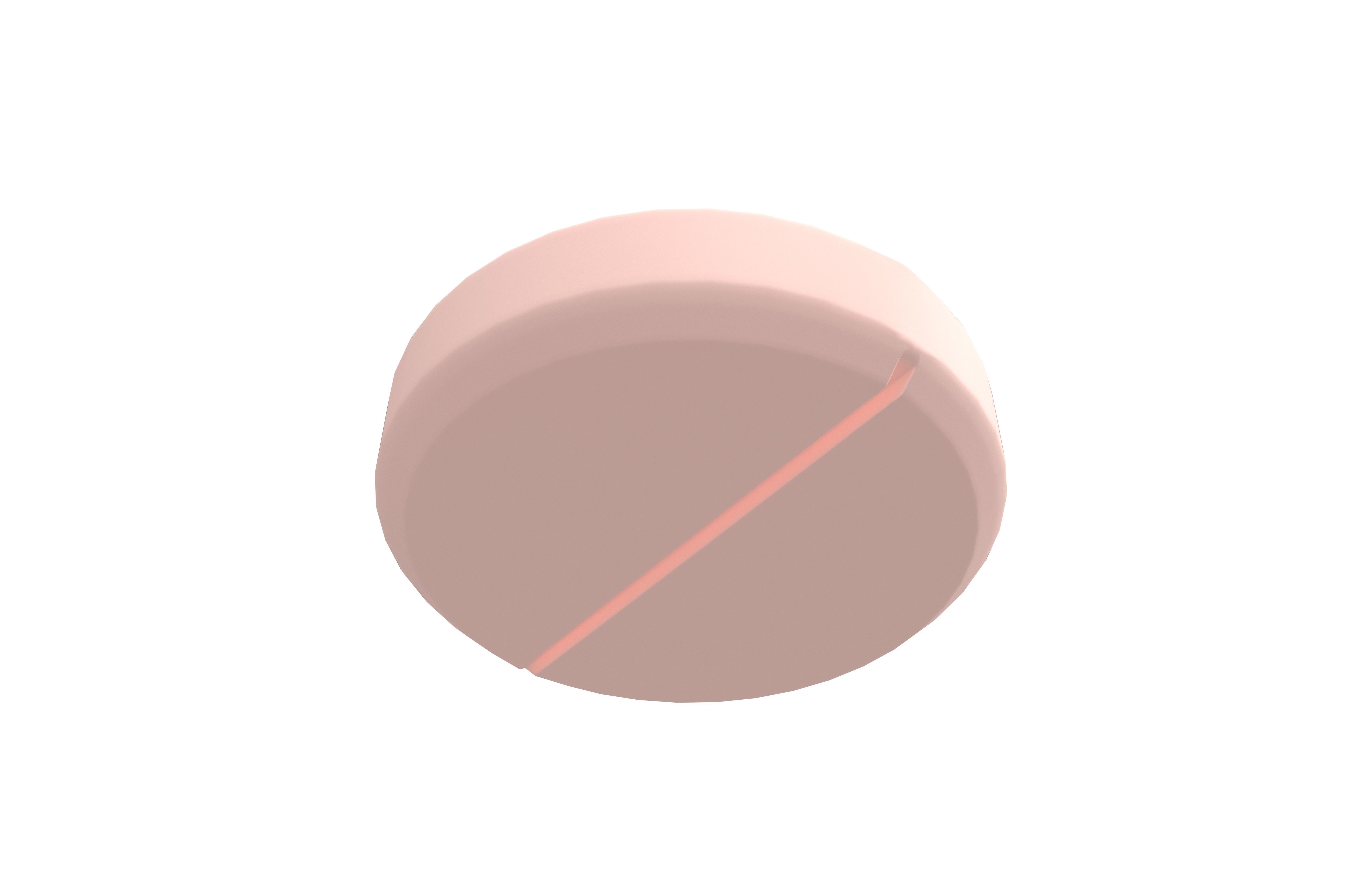 Pills v3 003 Low-poly 3D model_3