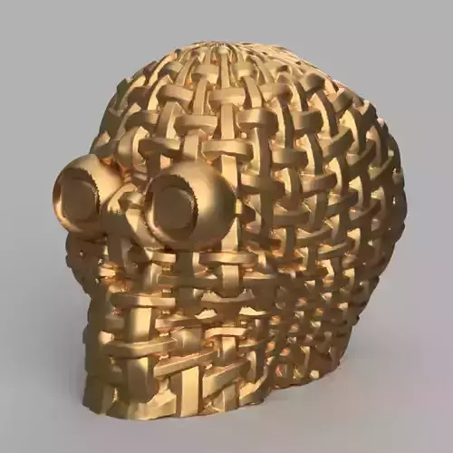 Skull bandelette  3D print model