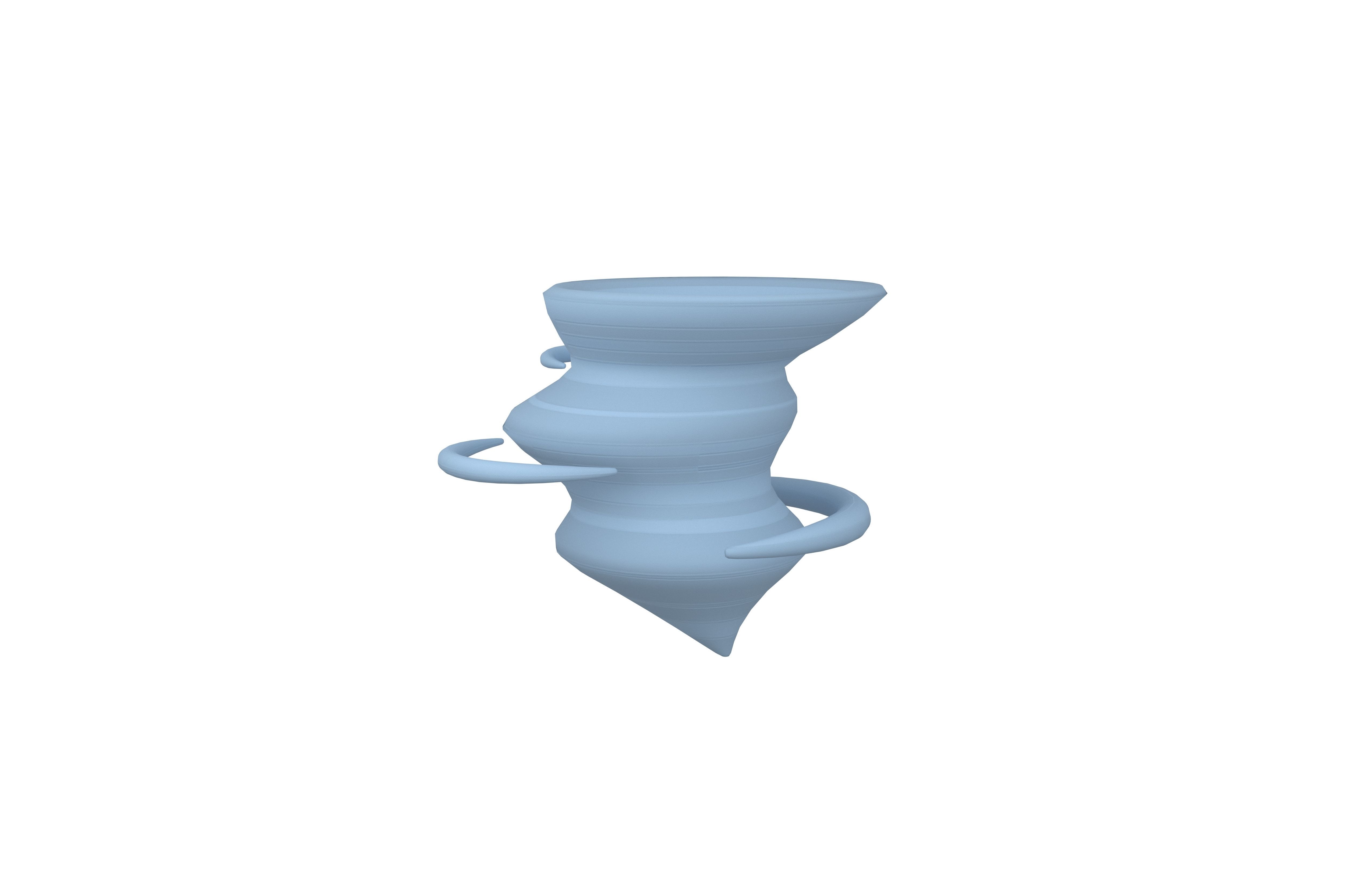 Tornado v1 001 Low-poly 3D model_2