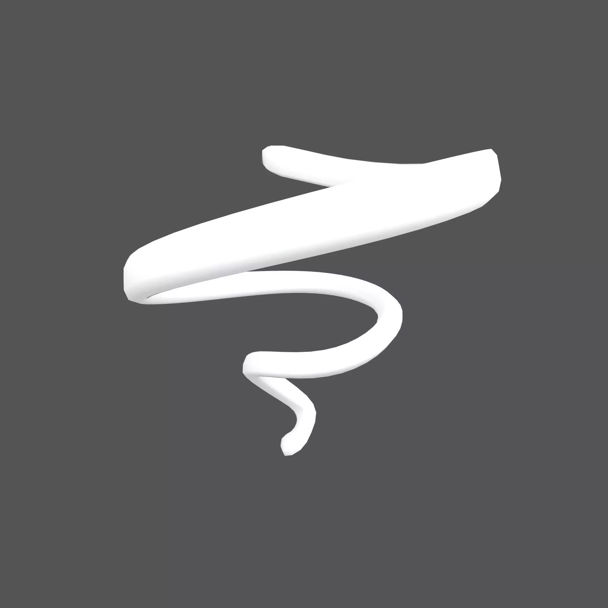 Tornado v2 004 Low-poly 3D model