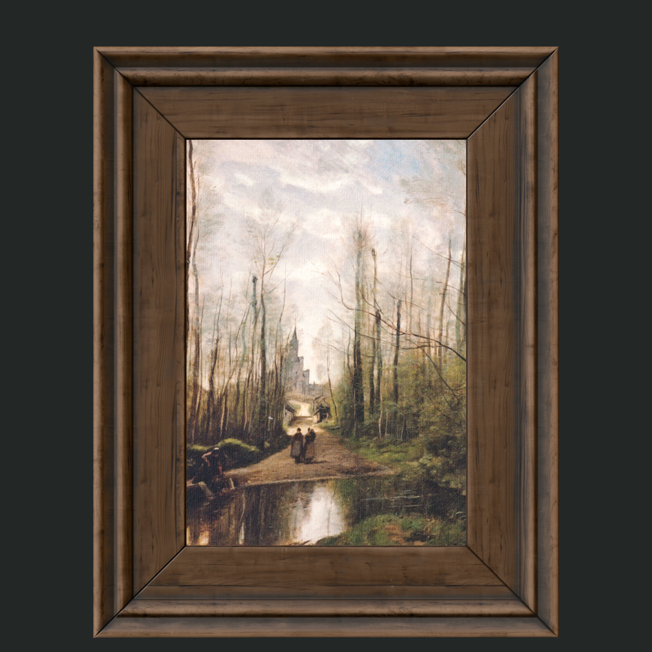 Classic Paintings  Low-poly 3D model_2