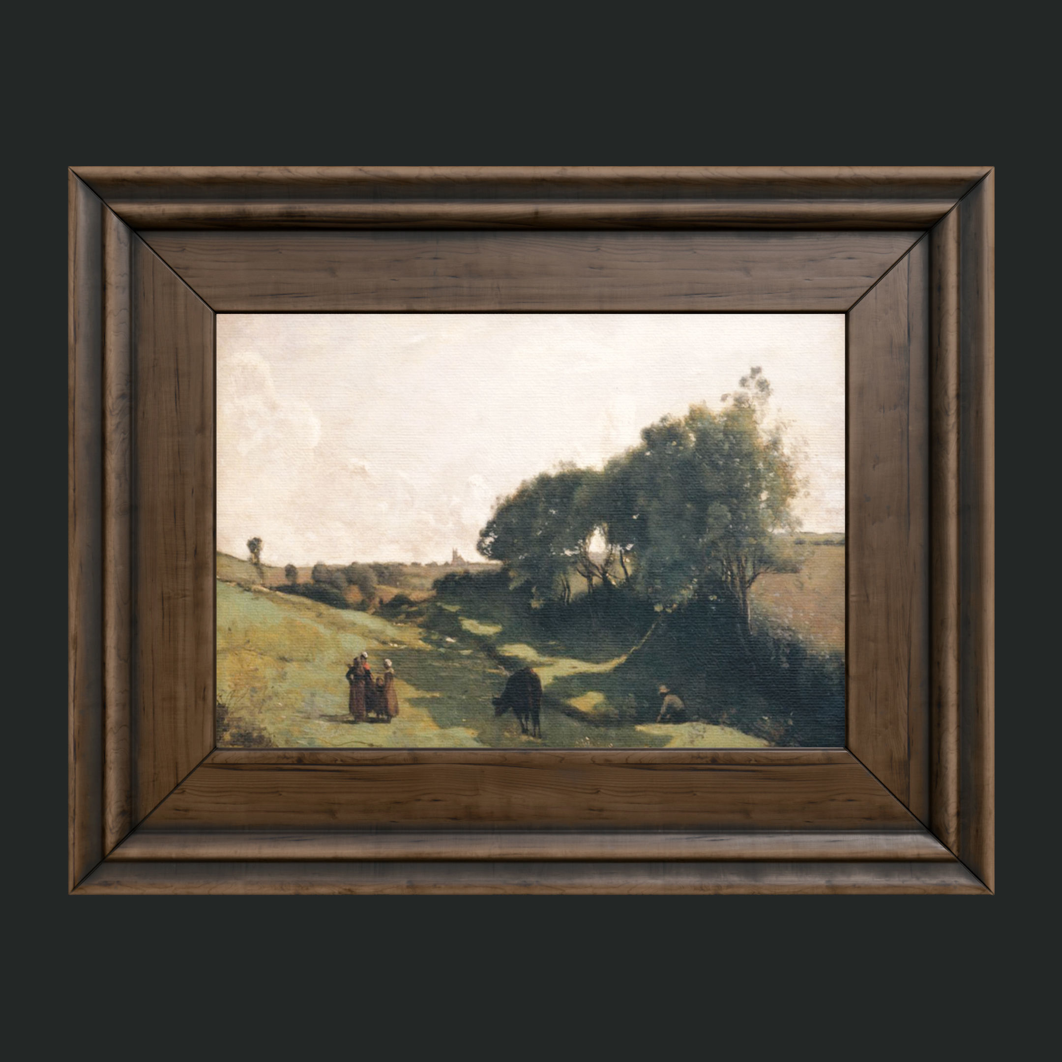 Classic Paintings  Low-poly 3D model_3