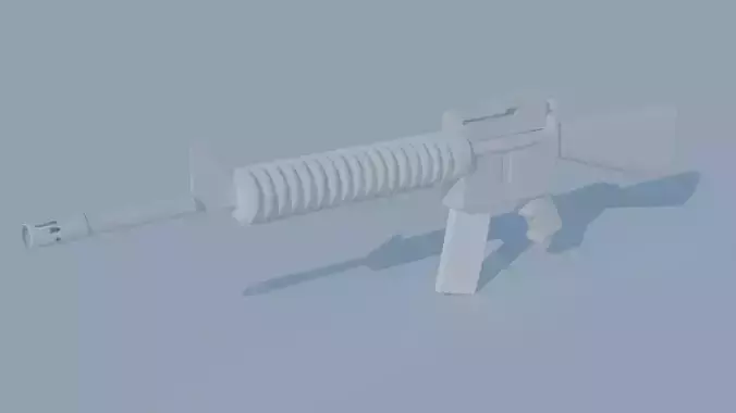 Stylised Assault rifle