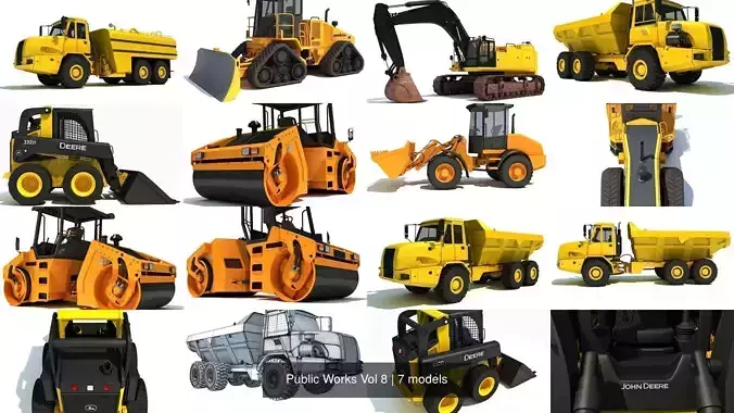 Public Works Vol 8 3D Model Collection