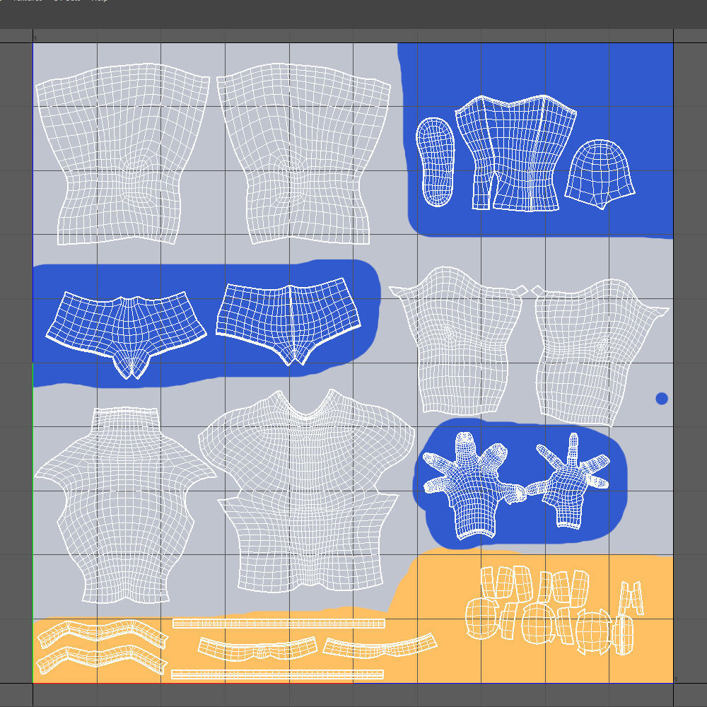 Superhero Cartoon 04 3D model_19