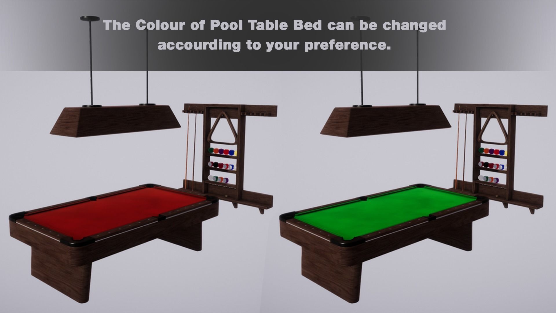 Game Room Pack Low-poly 3D model_8