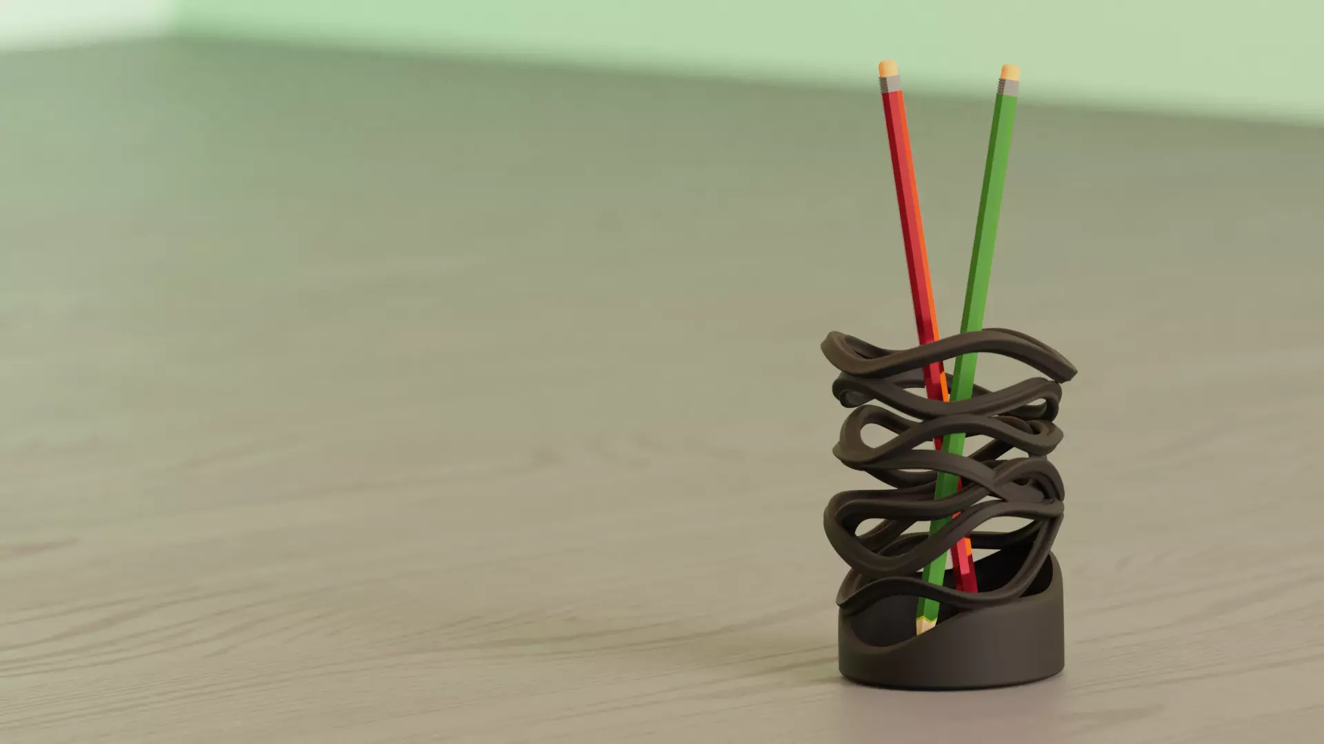 Wave Pencilbox-Ready for 3D Printing 3D print model