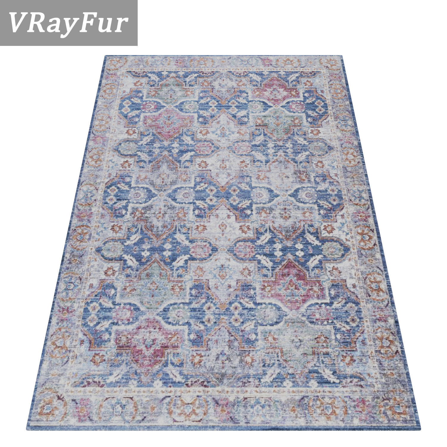 Rug Set 1455 3D model_2