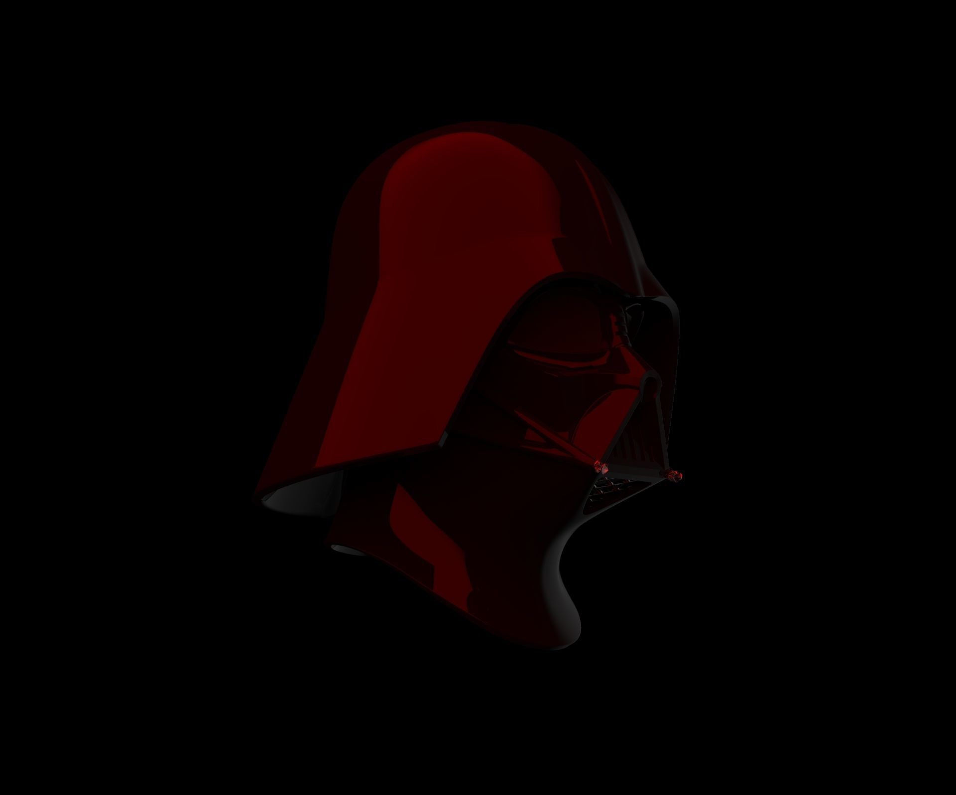 Darth Vader Helmet ROTS  3D print model_7