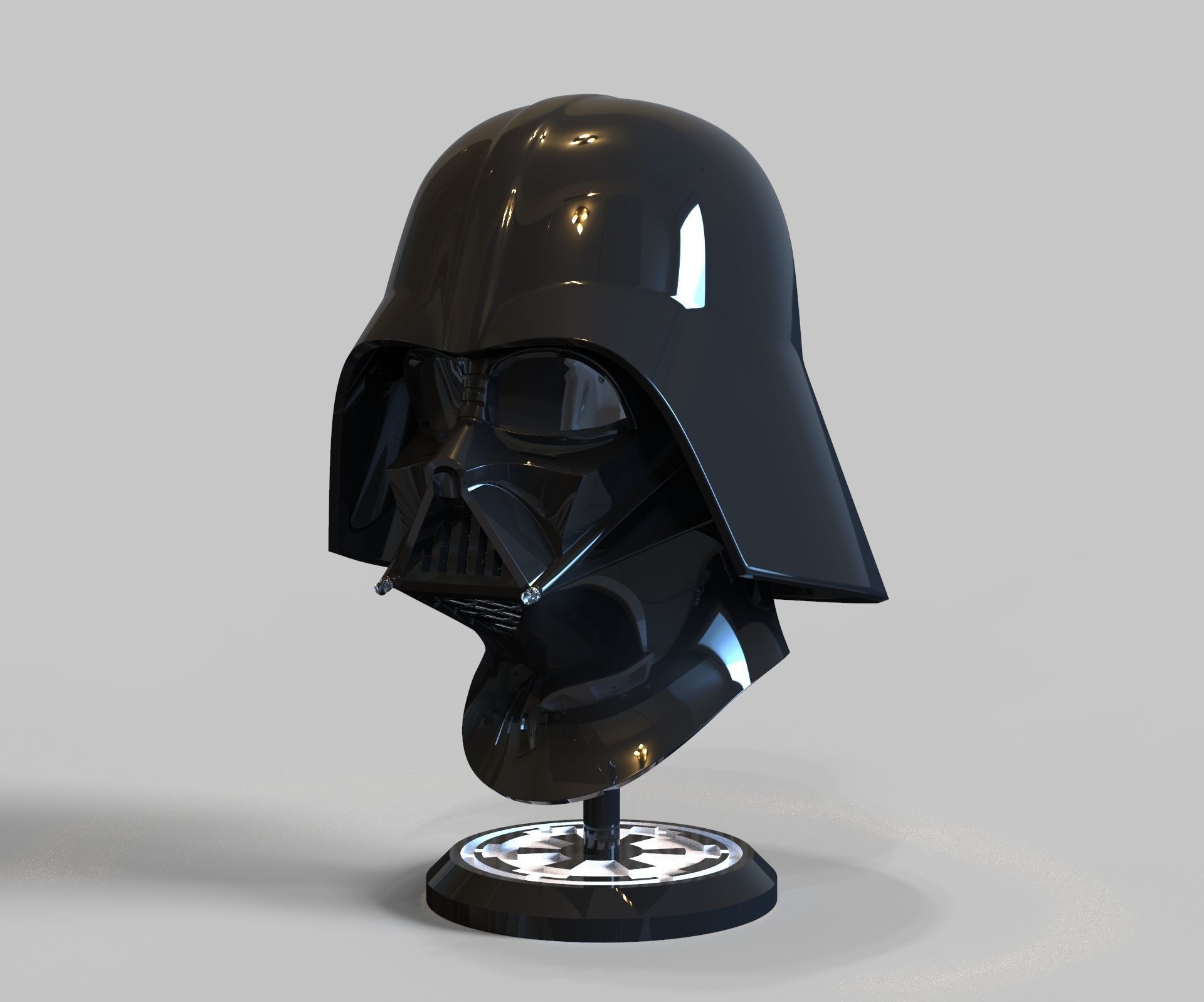 Darth Vader Helmet ROTS  3D print model_4