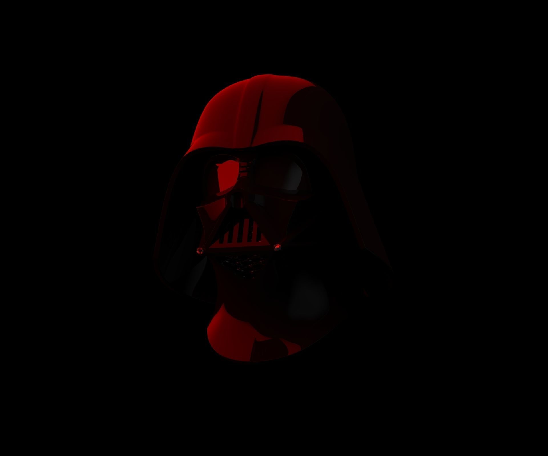 Darth Vader Helmet ROTS  3D print model_8