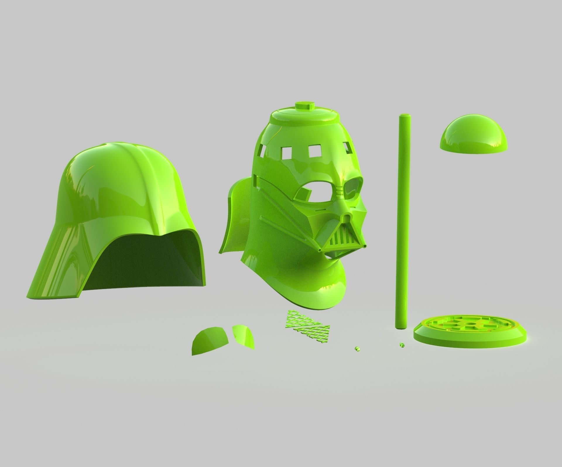 Darth Vader Helmet ROTS  3D print model_6