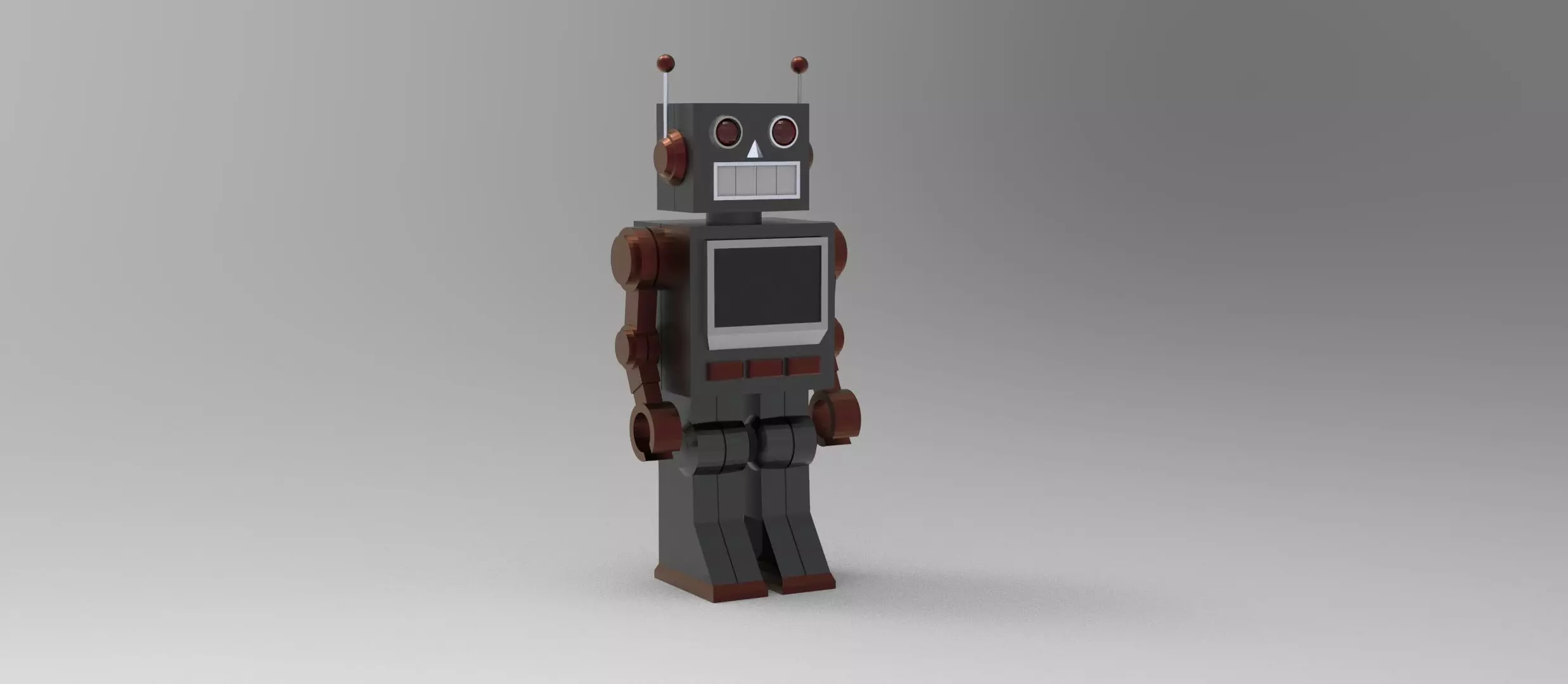 Toy Robot 3D model_0