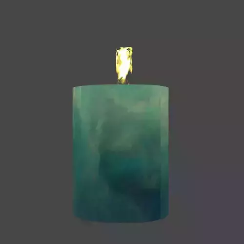 Blue Candel Free low-poly 3D model