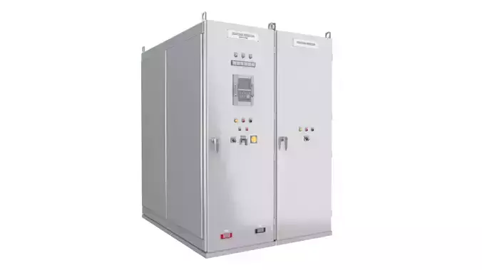 Switchboard 03 Low-poly 3D model