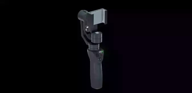 RIGGED DJI Osmo Mobile 2 3D model