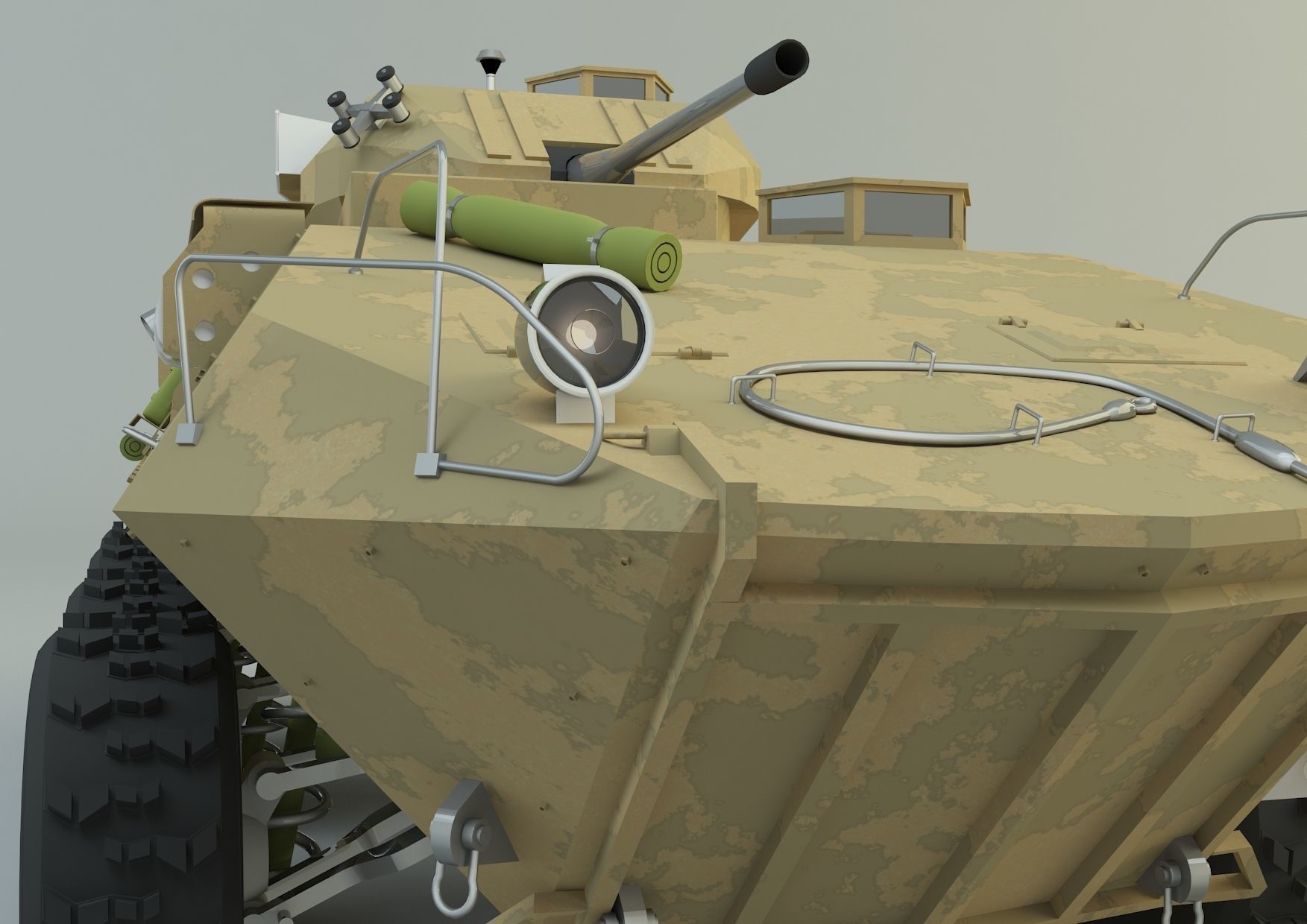 LAV-25 military vehicle 3ds max 3D model_20