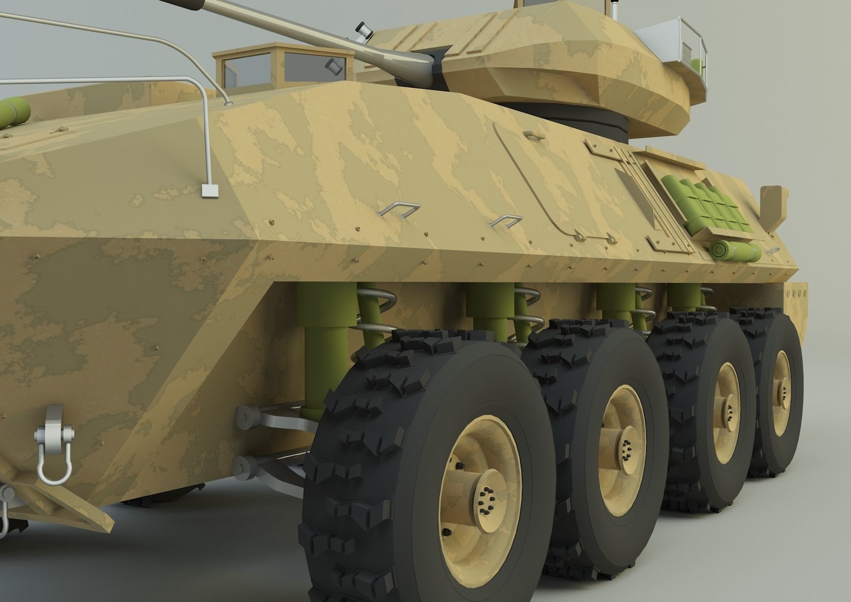 LAV-25 military vehicle 3ds max 3D model_21