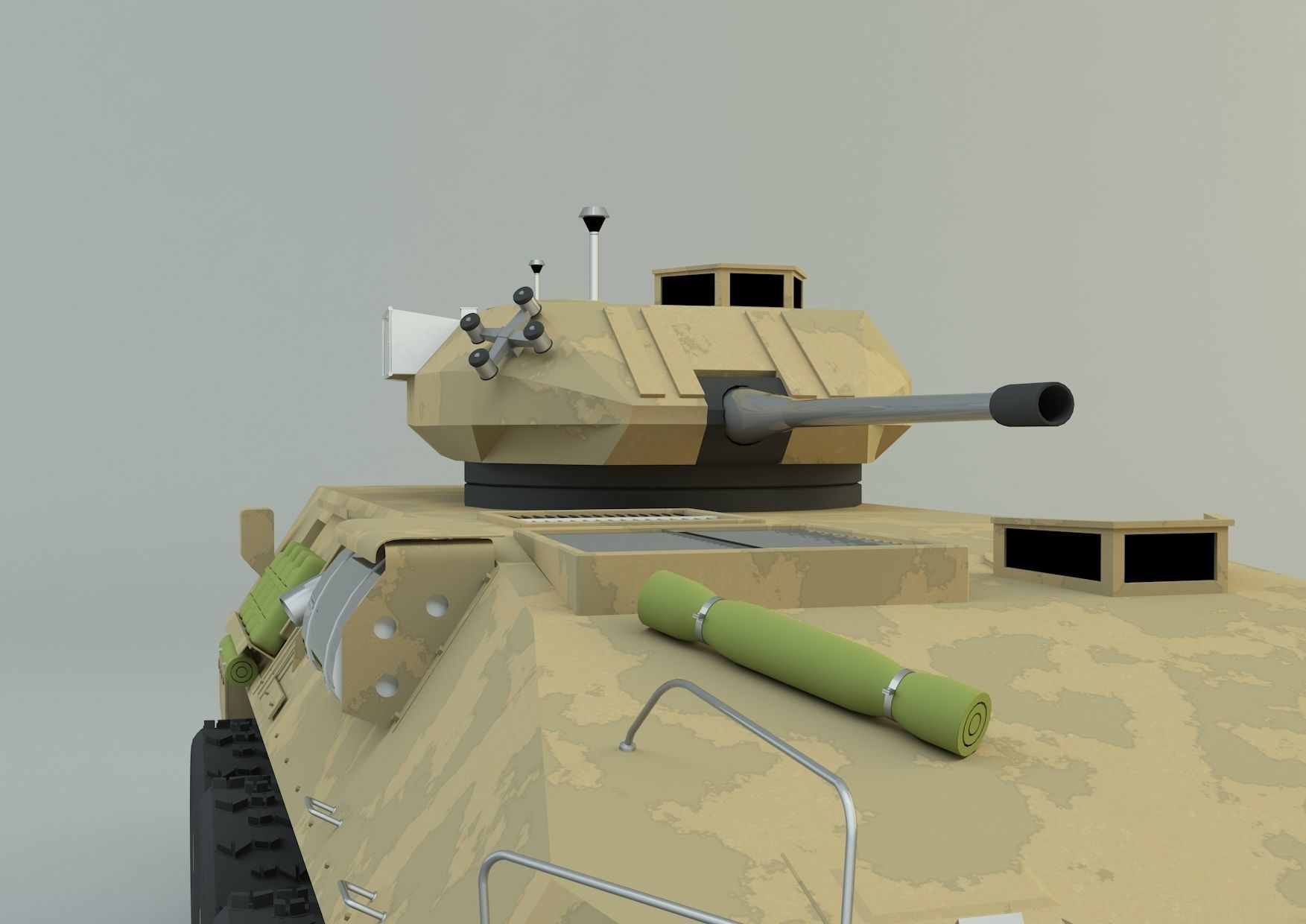LAV-25 military vehicle 3ds max 3D model_19
