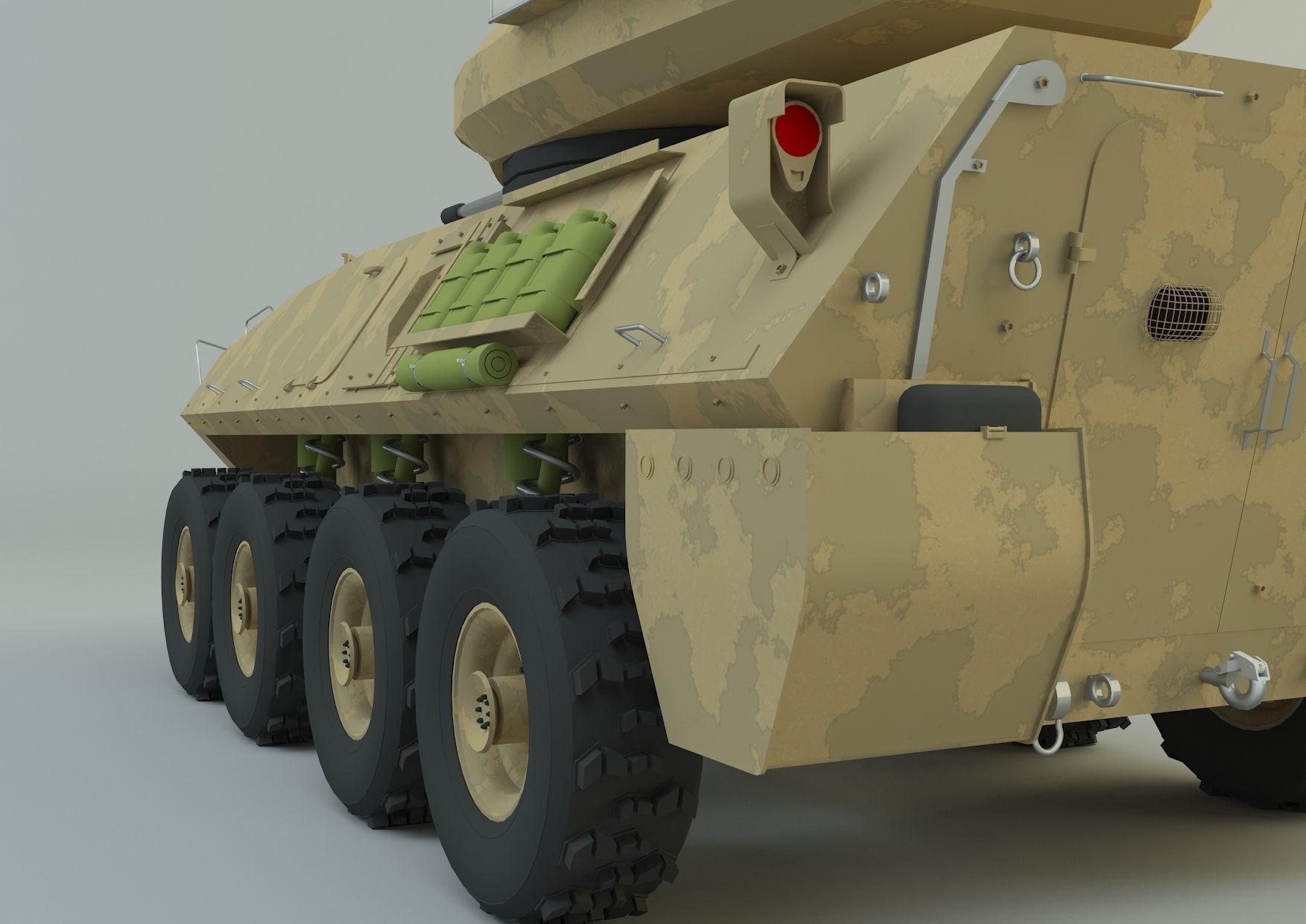 LAV-25 military vehicle 3ds max 3D model_22