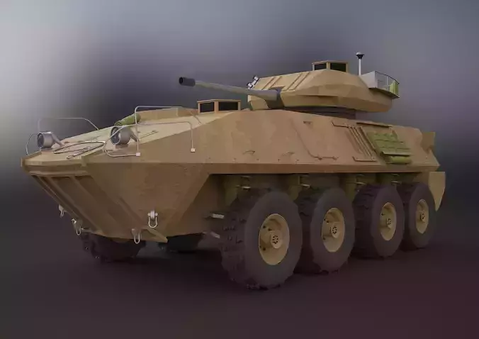 LAV-25 military vehicle 3ds max 3D model