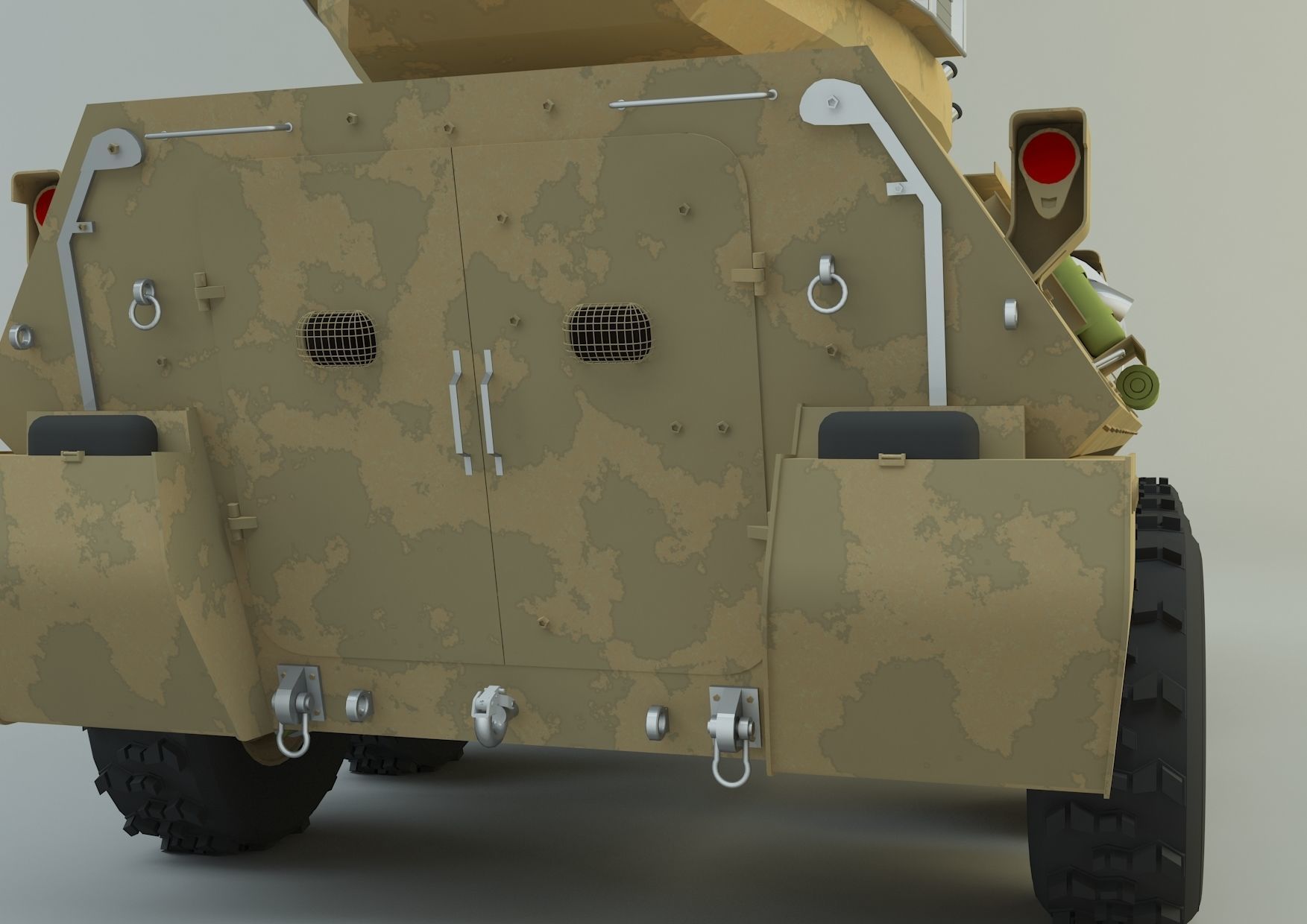 LAV-25 military vehicle 3ds max 3D model_14