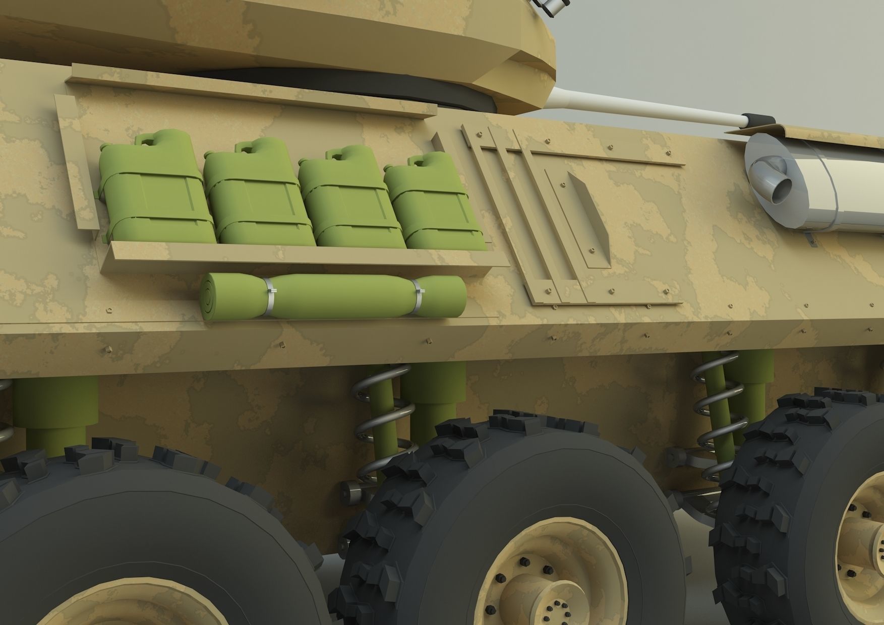 LAV-25 military vehicle 3ds max 3D model_17