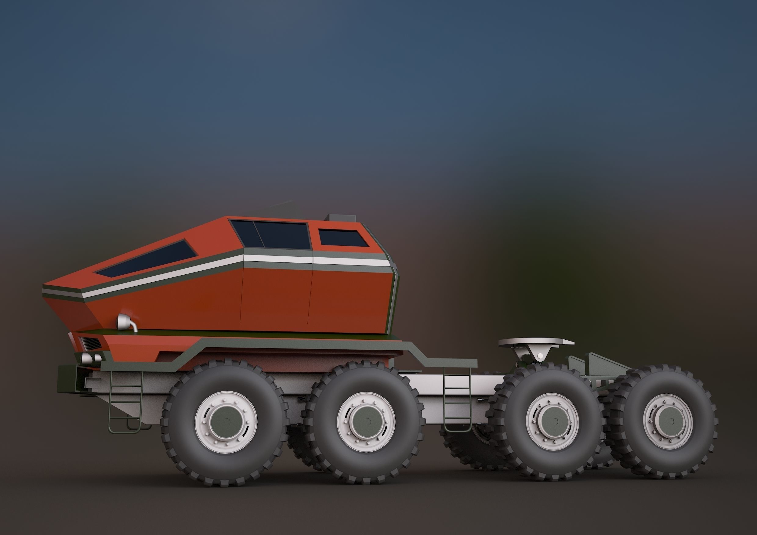 MAZ3 CONCEPT all-terrain vehicle tractor unit 3D model_4