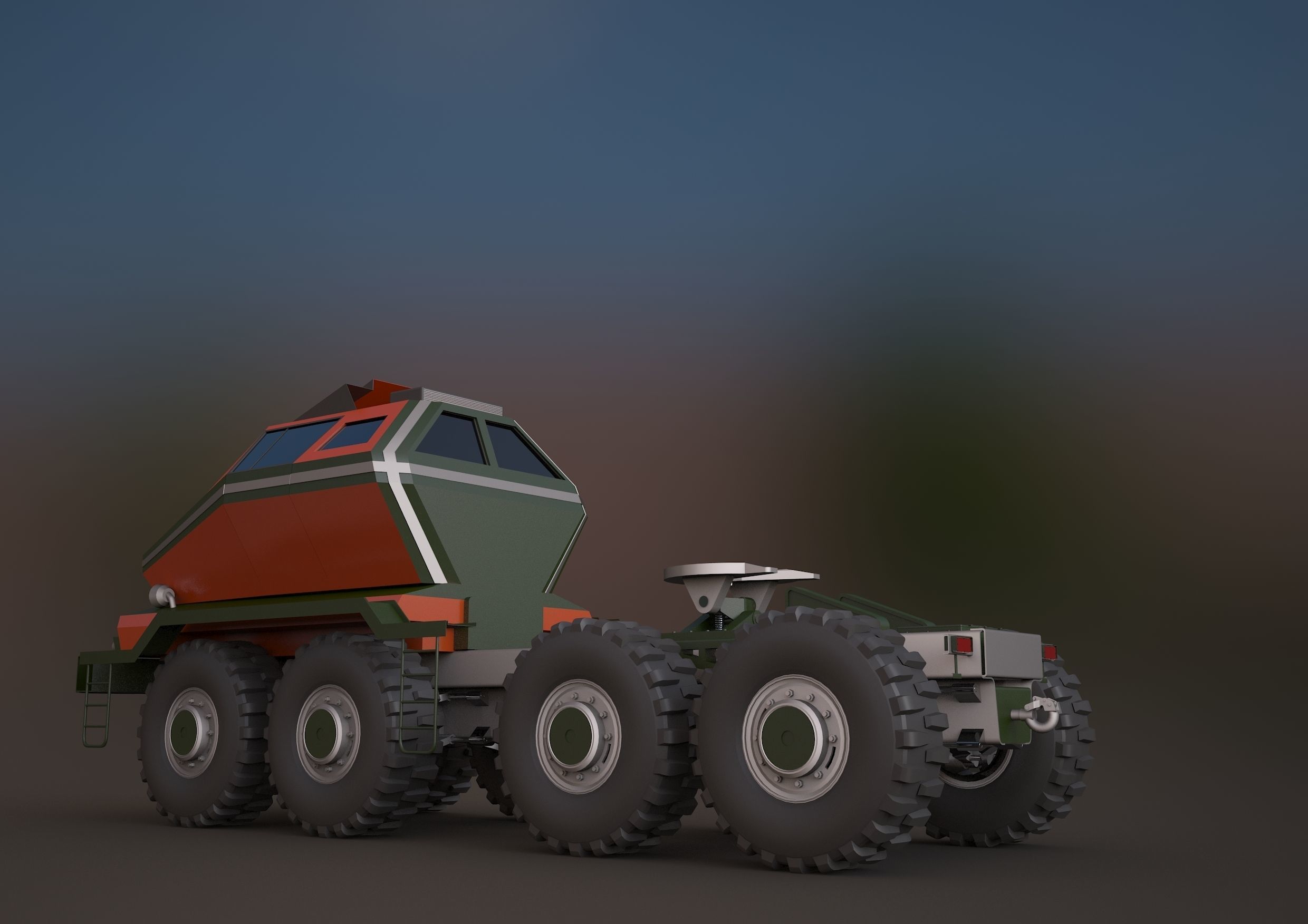 MAZ3 CONCEPT all-terrain vehicle tractor unit 3D model_5