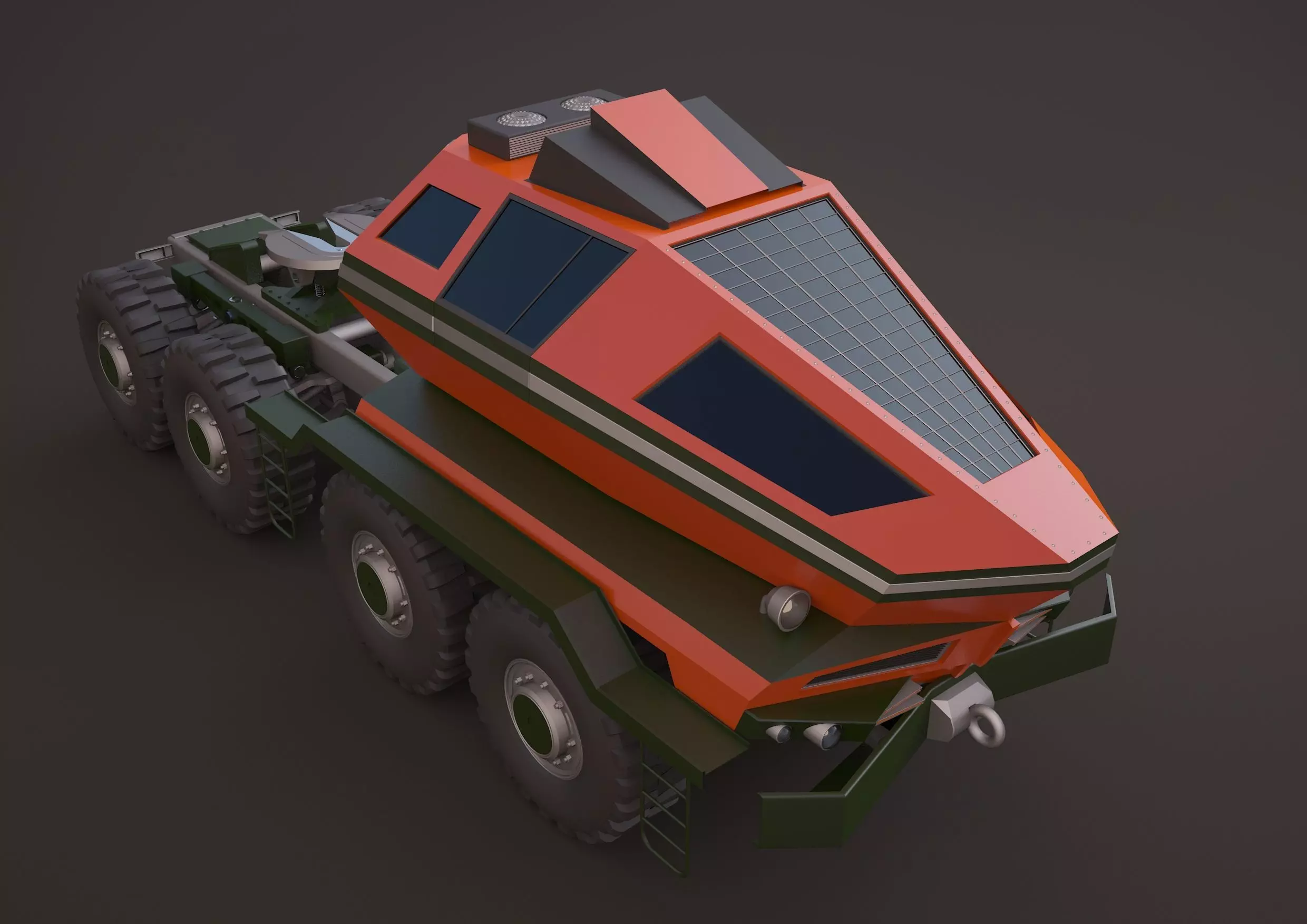 MAZ3 CONCEPT all-terrain vehicle tractor unit 3D model_0