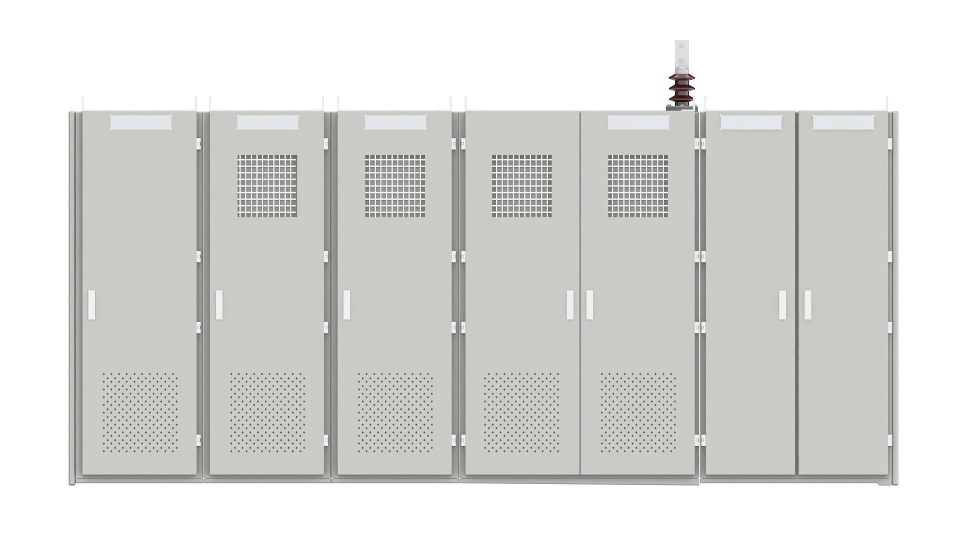 Switchboard 13 Low-poly 3D model_1