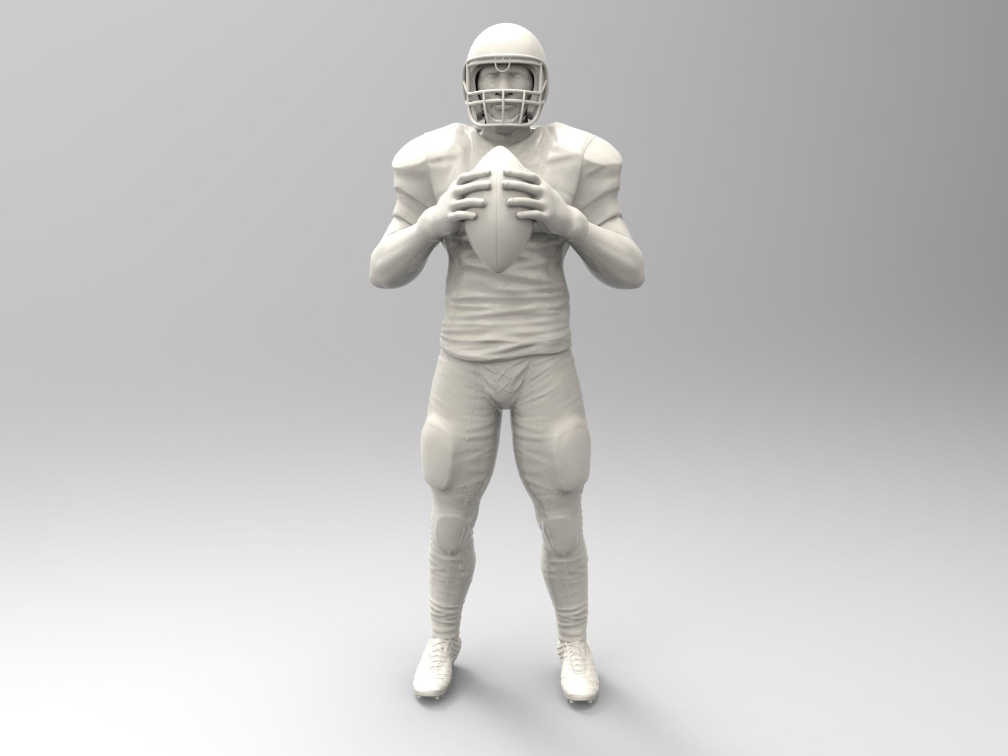 American footballer Pose