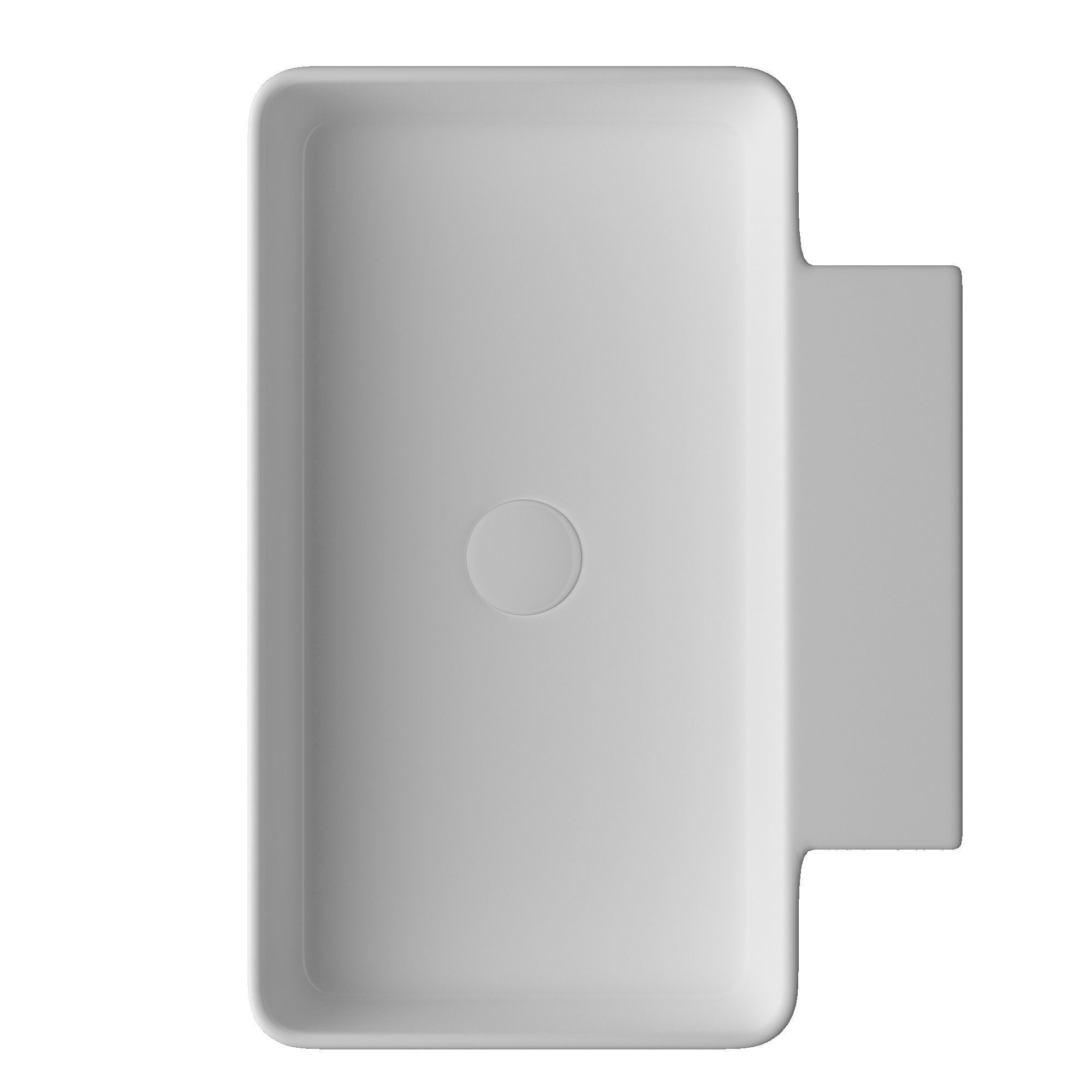 Wall Hung Wash Basin 3D model Modeled in 3ds max 3D model_2