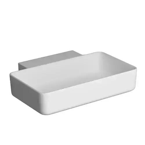 Wall Hung Wash Basin 3D model Modeled in 3ds max 