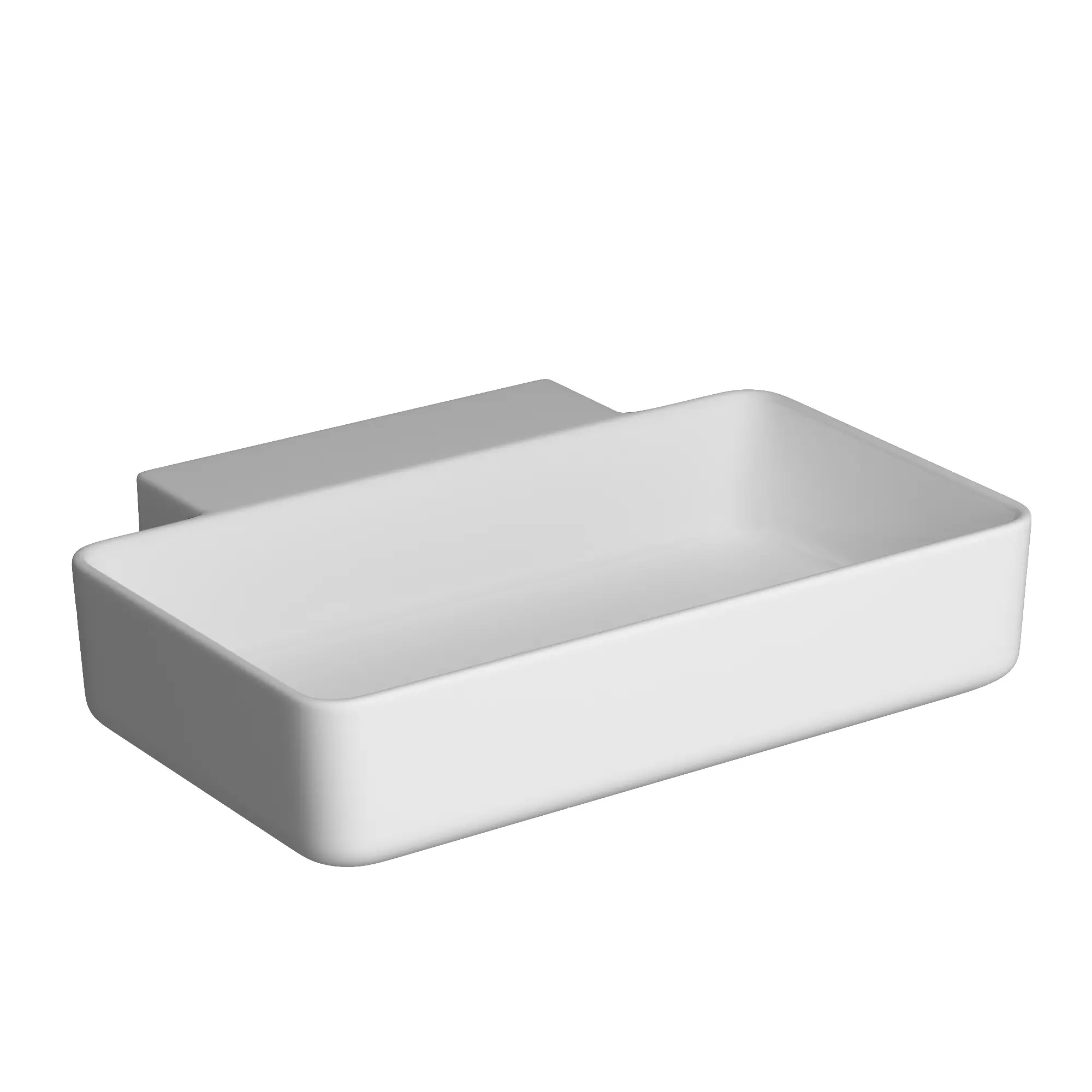 Wall Hung Wash Basin 3D model Modeled in 3ds max 3D model_0
