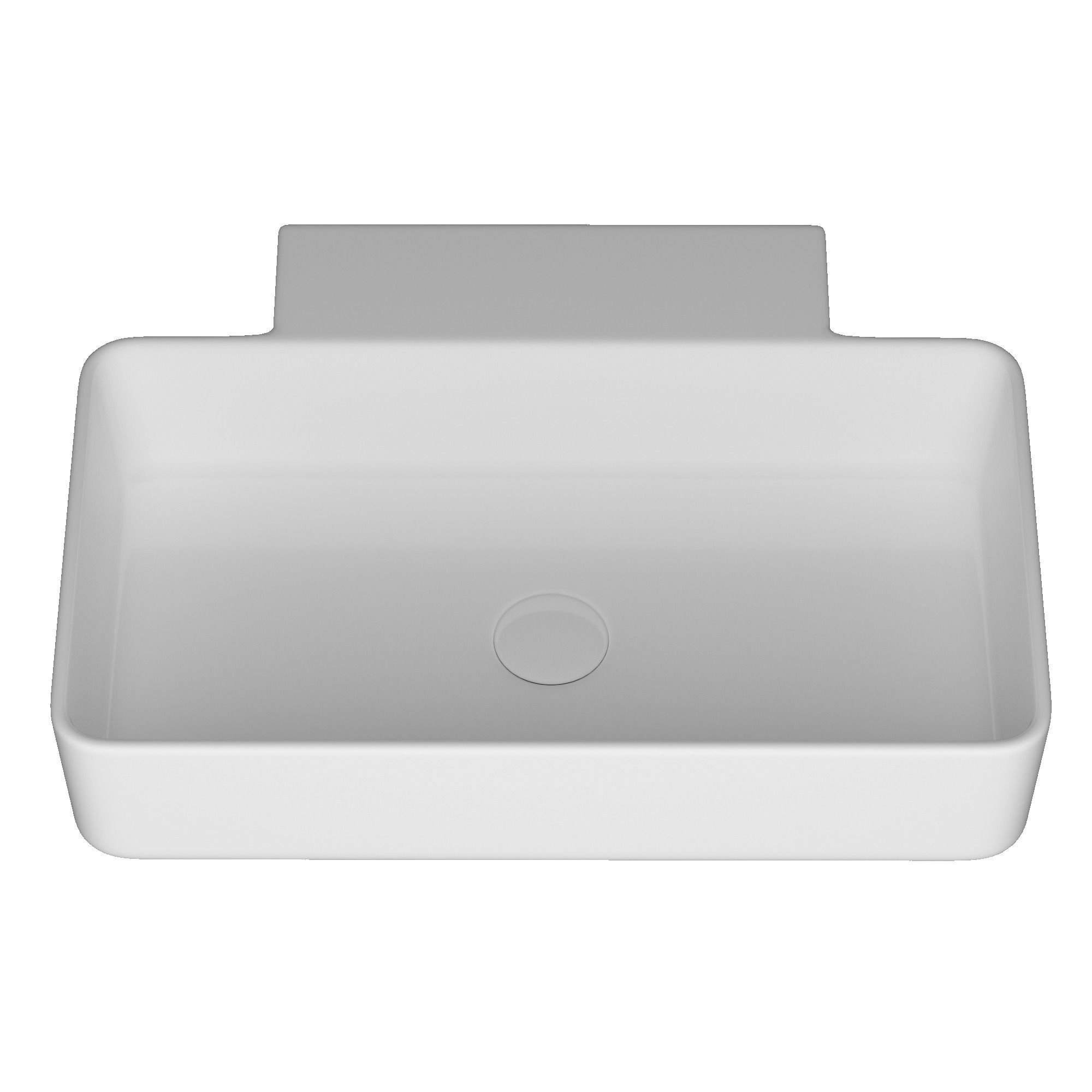 Wall Hung Wash Basin 3D model Modeled in 3ds max 3D model_4