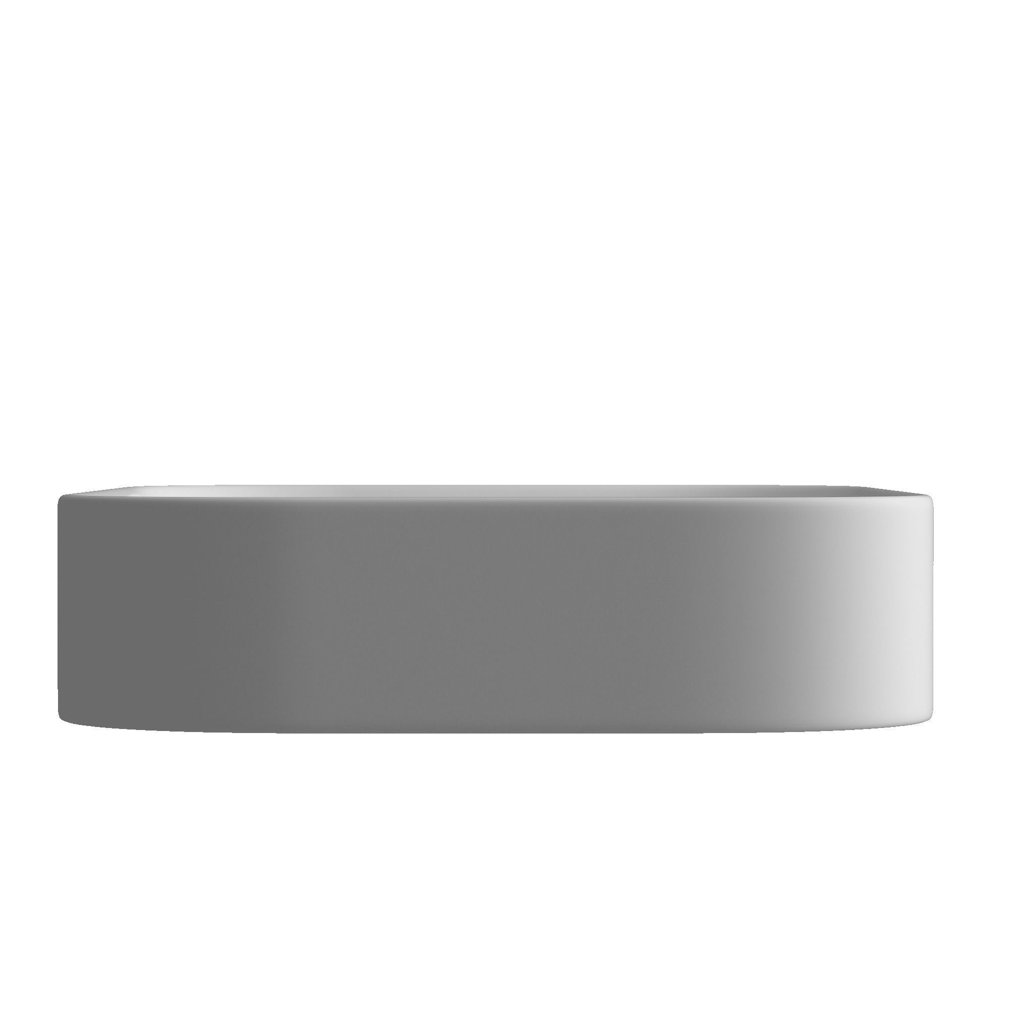 Wall Hung Rounded Rectangle Wash Basin Modeled in 3ds max 3D model_1