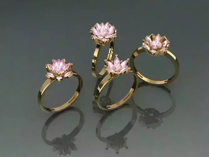 lotus jawelry model  3D model