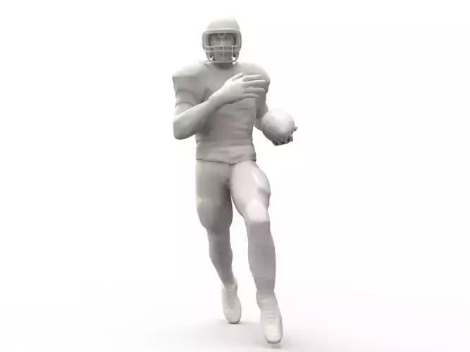 American footballer Pose 3D print model