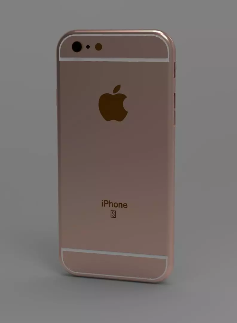 Iphone 6s  Low-poly 3D model_0