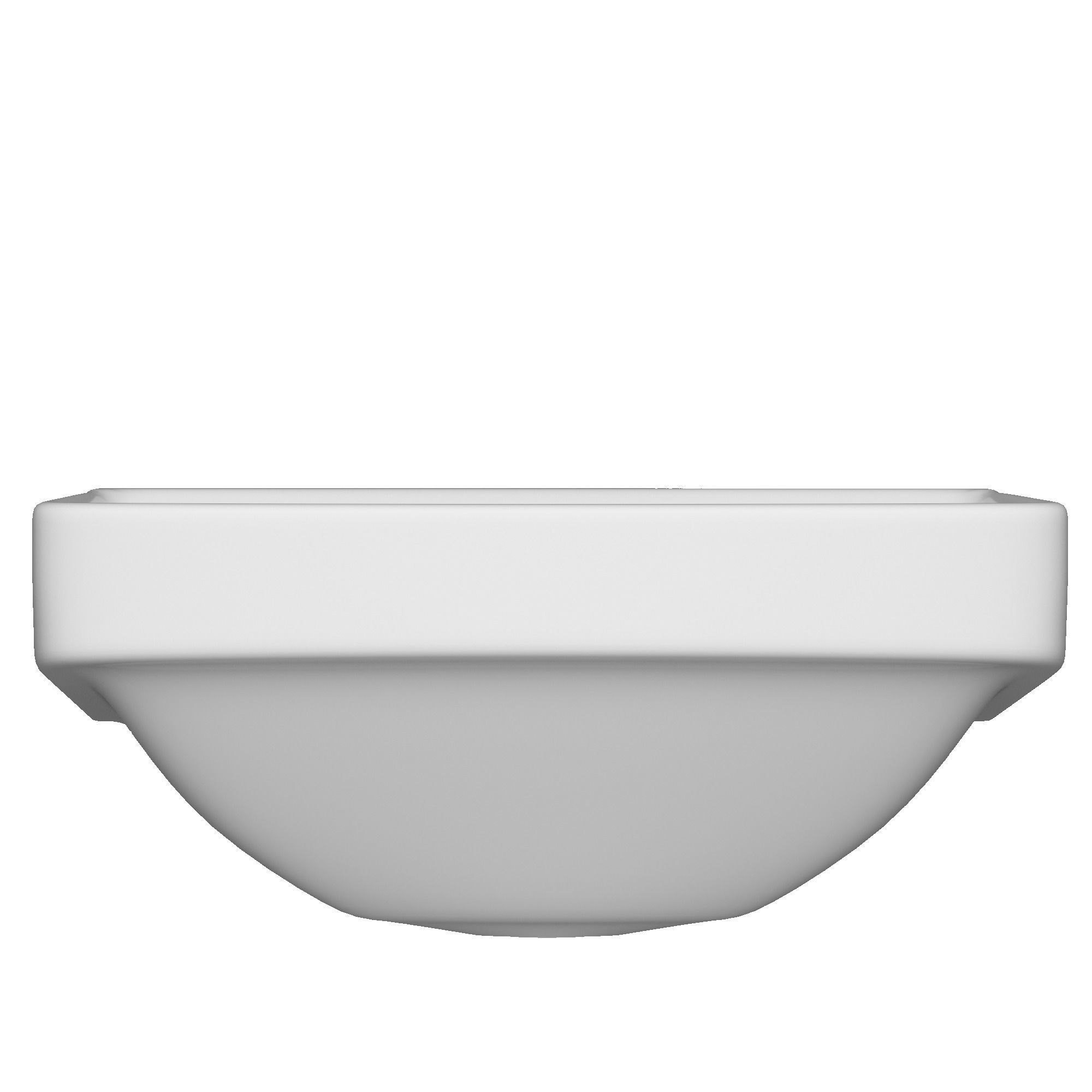Wall Hung Rectangle Wash Basin 3D model Modeled in 3ds max 3D model_5