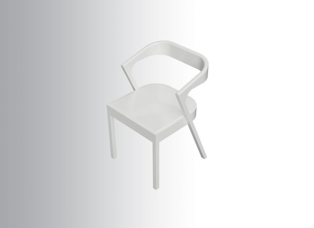 Chair 3D print model_4