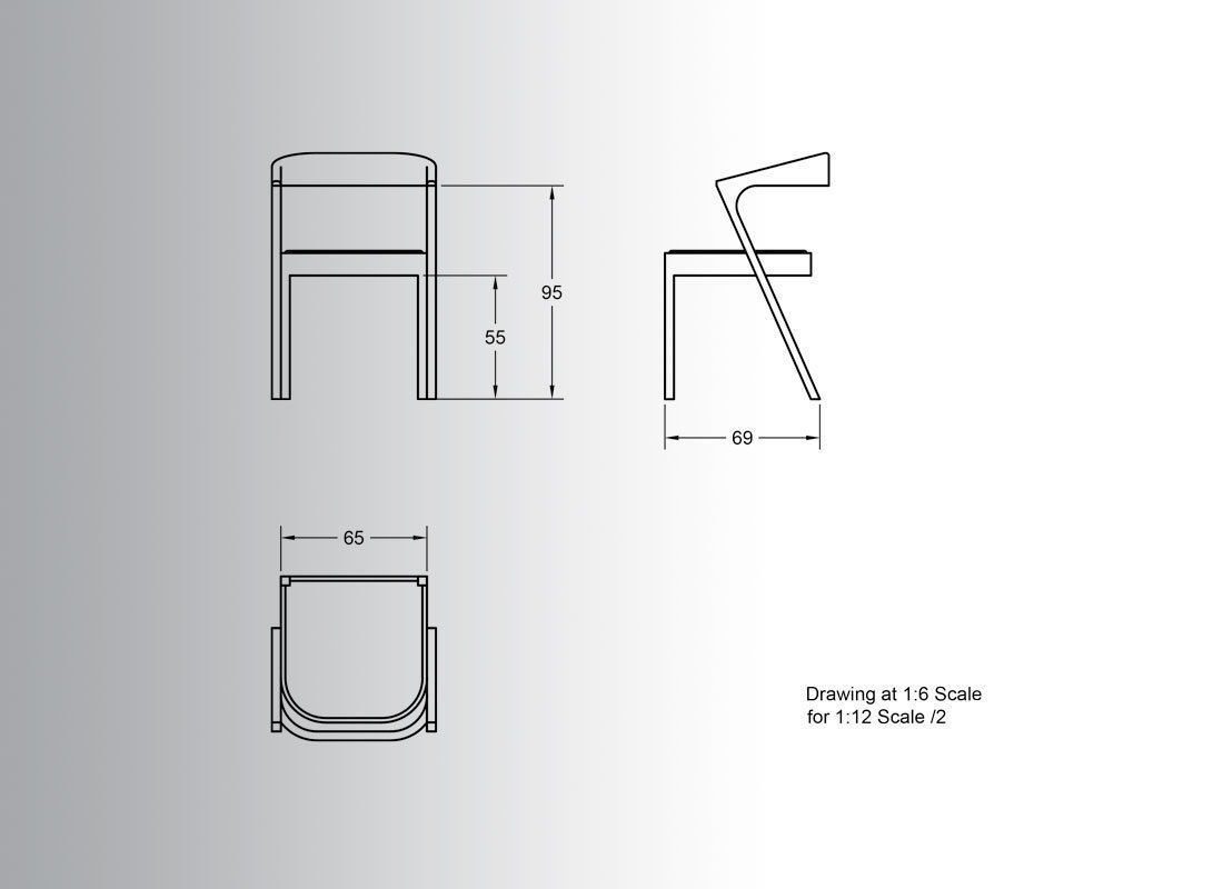 Chair 3D print model_8