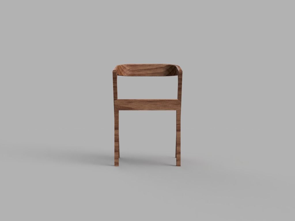 Chair 3D print model_1