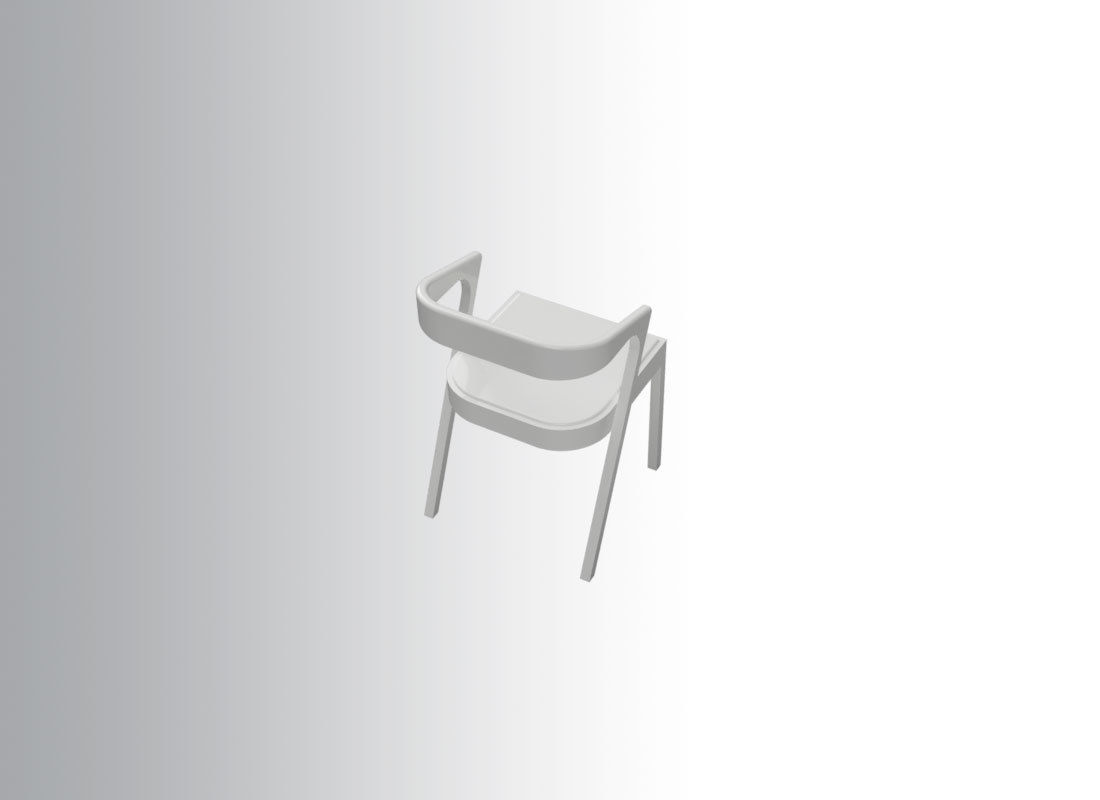 Chair 3D print model_6