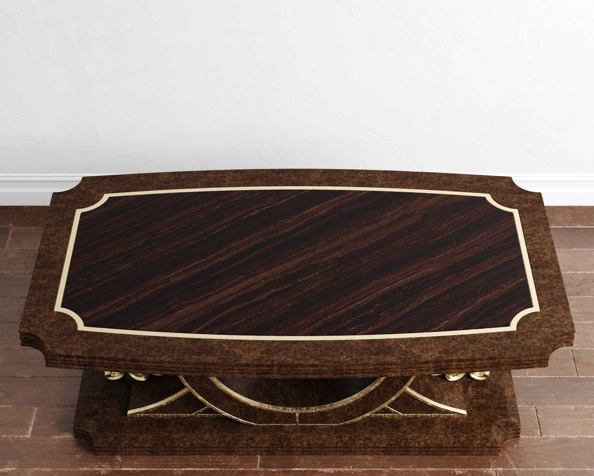 Calenas Art Deco Koltuk Takimi Coffee Table 3D model_3