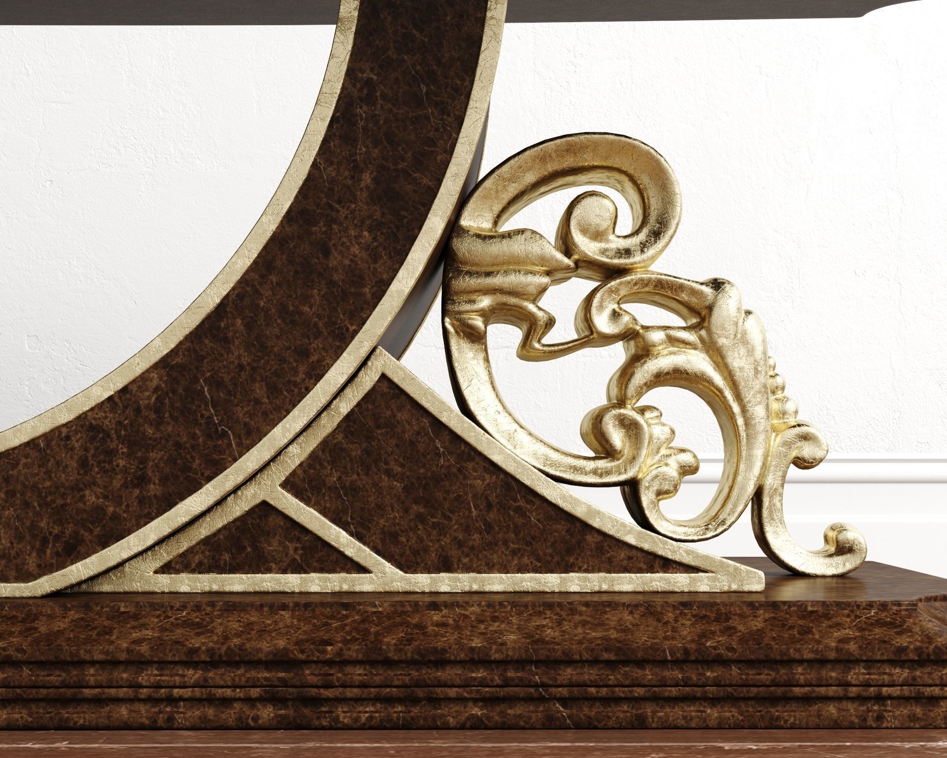 Calenas Art Deco Koltuk Takimi Coffee Table 3D model_7