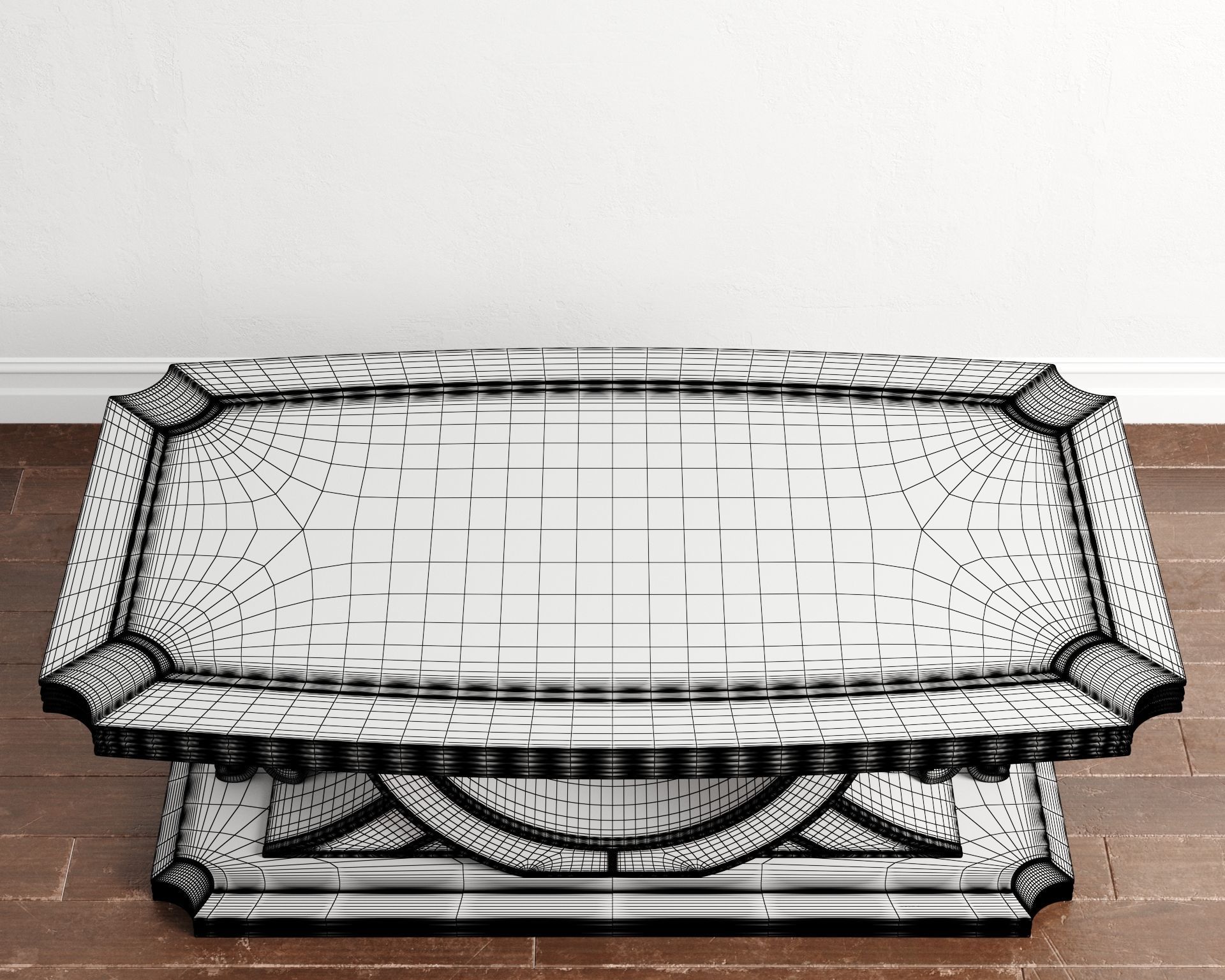 Calenas Art Deco Koltuk Takimi Coffee Table 3D model_11