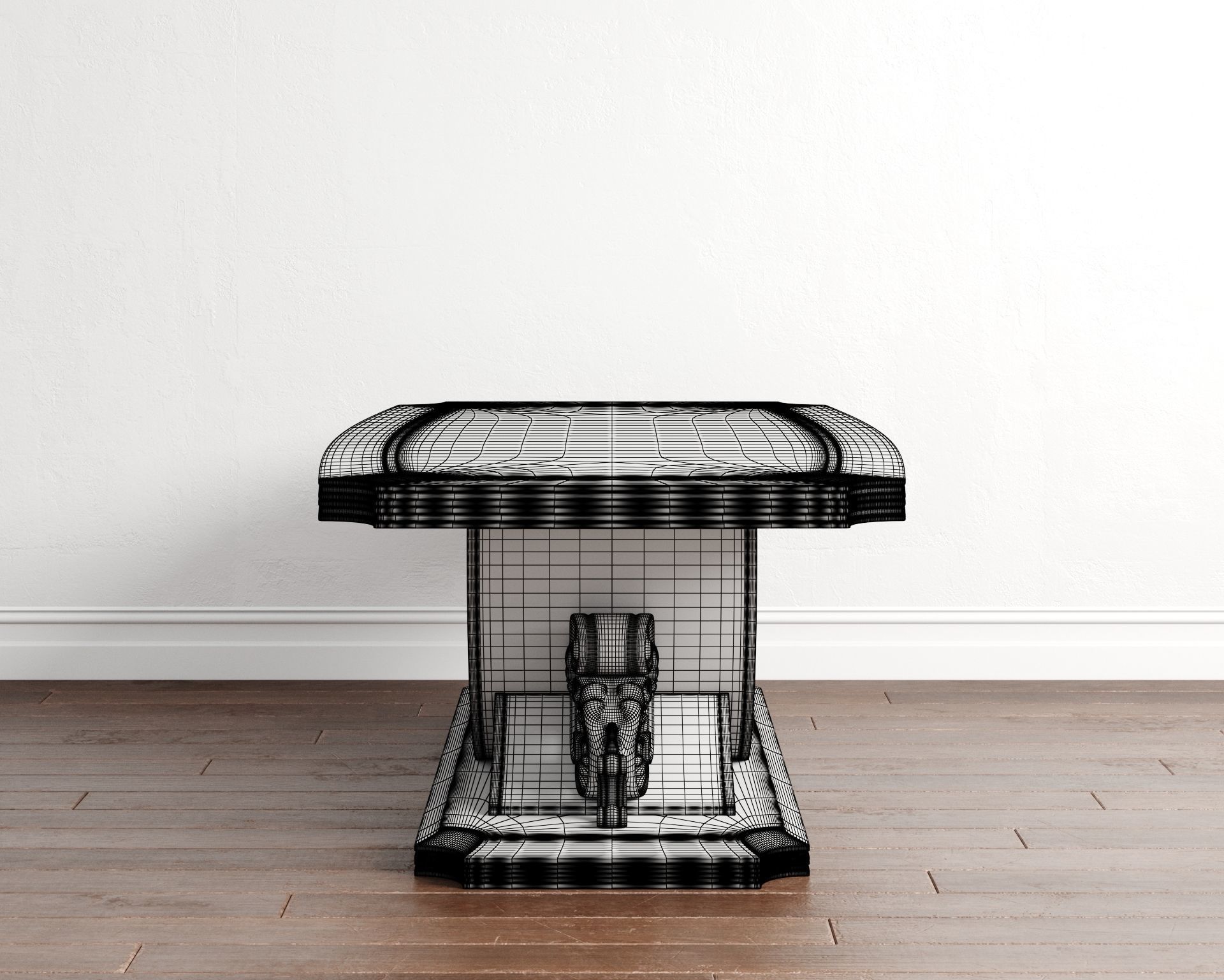 Calenas Art Deco Koltuk Takimi Coffee Table 3D model_10
