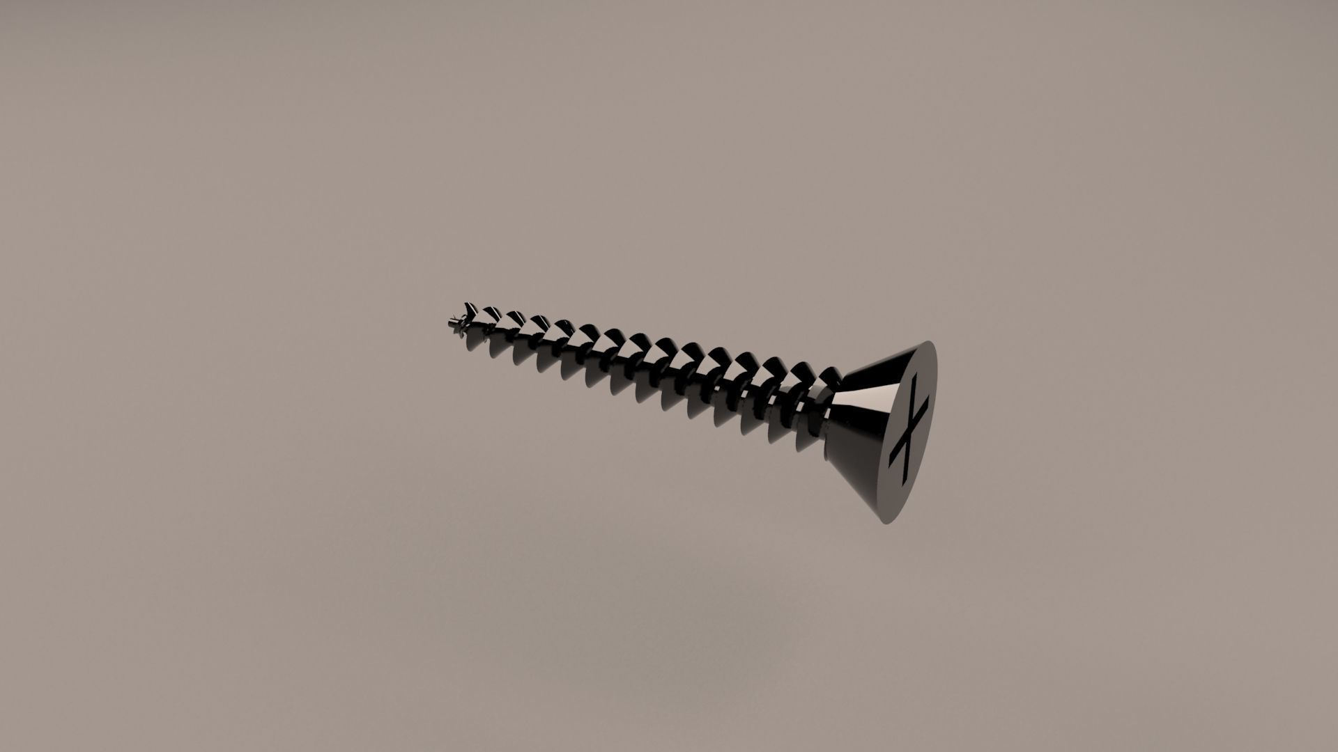 Screw 3D model_1